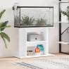 Aquarium Stand White 80x35x60 cm Engineered Wood Colour white Size 80 x 35 x 60 cm 