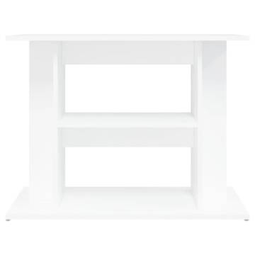 White Aquarium Stand 80x35x60 cm | Durable & Stylish