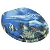 WC Toilet Seat MDF Lid Dolphins - Stylish Bathroom Upgrade