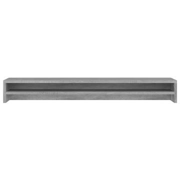 Monitor Stand Grey Sonoma - 100x24x13 cm | Hipomarket