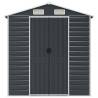 Garden Shed Anthracite 191x555 cm - Galvanised Steel Storage