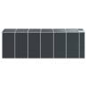 Garden Shed Anthracite 191x555 cm - Galvanised Steel Storage