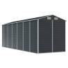 Garden Shed Anthracite 191x555 cm - Galvanised Steel Storage