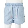 Kids' Soft Denim Blue Shorts | Comfortable & Stylish 104