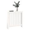 Radiator Cover White 79.5x19x84 cm - Solid Wood Pine