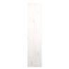 Radiator Cover White 79.5x19x84 cm - Solid Wood Pine