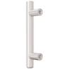 Silver Cabinet Handles - 10 pcs Stainless Steel - 64 mm