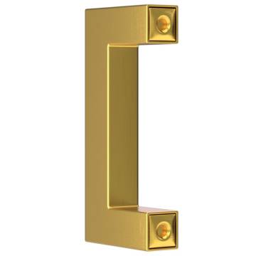 Gold Stainless Steel Cabinet Handles - Set of 10 | Hipo Market