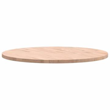 Round Solid Wood Beech Table Top Ø80x2.5 cm - Hipomarket