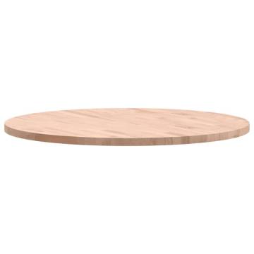 Round Solid Wood Beech Table Top Ø80x2.5 cm - Hipomarket