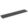 Wall Shelf Dark Brown 160x30 cm - Solid Oak Wood