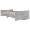 Concrete Grey Bed Frame 90x190 cm - Stylish & Durable Design