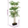 Artificial Bamboo Tree - 180 cm Green with 1216 Leaves