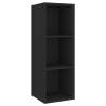 Wall-mounted TV Cabinet Black - Stylish & Functional