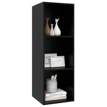 Wall-mounted TV Cabinet Black - Stylish & Functional