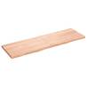 Wall Shelf Light Brown 160x50x(2-4) cm Treated Solid Wood Oak Colour light brown Size 160 x 50 x 4 cm Quantity in Package 1 Number of Pieces 