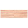 Light Brown Wall Shelf - Solid Oak Wood | HipoMarket