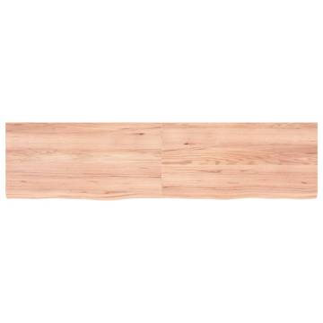 Light Brown Solid Oak Table Top - 160x40 cm | HipoMarket