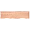 Light Brown Solid Oak Table Top - 160x40 cm | HipoMarket