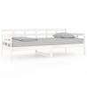 Day Bed White Solid Wood Pine 90x190 cm - Stylish & Functional