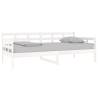 Day Bed White Solid Wood Pine 90x190 cm - Stylish & Functional