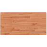 Rectangular Solid Wood Beech Table Top 100x50cm - HipoMarket