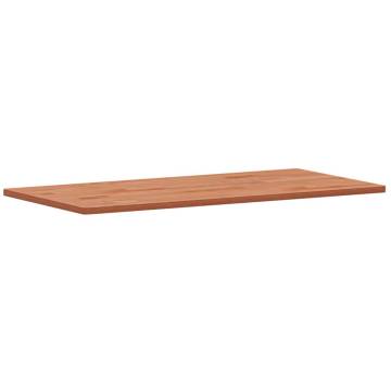 Rectangular Solid Wood Beech Table Top 100x50cm - HipoMarket