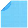 Floating Round PE Solar Pool Film 381 cm Blue - HipoMarket