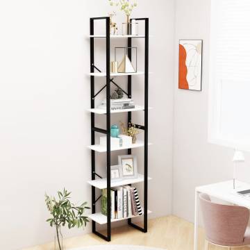 Storage Shelf White 60x30x210 cm | Durable Engineered Wood