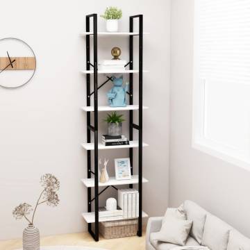 Storage Shelf White 60x30x210 cm | Durable Engineered Wood