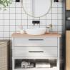 Bathroom Countertop 100x60 cm - Solid Wood Beech | Hipo Market