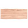 Light Brown Oak Live Edge Table Top | 100x40 cm | HipoMarket