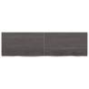 Wall Shelf Dark Brown | Solid Oak Wood 140x40 cm | HipoMarket