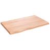 Light Brown Wall Shelf - Solid Oak Wood | Hipomarket UK