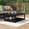 Garden Table Black 121x82.5x45 cm Solid Wood Pine Colour black pine Size 121 x 82.5 x 45 cm Quantity in Package 1 