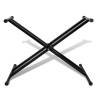 Adjustable Double Braced X-Frame Keyboard Stand - Durable & Portable