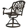 3 Piece Bistro Set - Cast Aluminium in Elegant Bronze