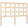 Solid Wood Bed Frame with Headboard 140x190 cm | Hipomarket