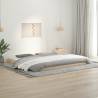 Bed Frame 200x200 cm Solid Wood Pine Colour natural Size 200 x 200 cm 