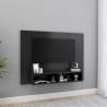 Stylish Grey Wall TV Cabinet - 120x23.5x90 cm | HiPoMarket