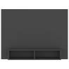 Stylish Grey Wall TV Cabinet - 120x23.5x90 cm | HiPoMarket