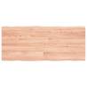 Light Brown Solid Wood Table Top - 120x50cm Live Edge