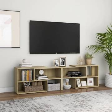 Sonoma Oak TV Cabinet - Stylish & Functional | HiPo Market