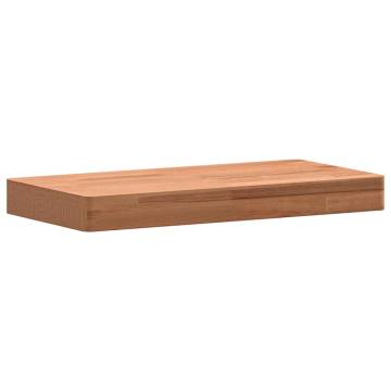 Wall Shelf 40x20x4 cm Solid Wood Beech - Hipo Market