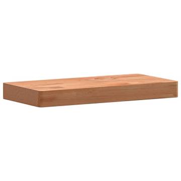 Wall Shelf 40x20x4 cm Solid Wood Beech - Hipo Market