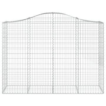 Arched Gabion Basket 200x50x140/160 cm - Premium Garden Barrier