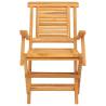 Folding Garden Chairs 2 pcs - Solid Teak Wood | HipoMarket