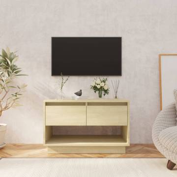 TV Cabinet Sonoma Oak 70x41x44 cm - Durable Engineered Wood