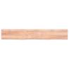 Wall Shelf Light Brown Solid Oak - Rustic Storage Solution