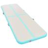 Inflatable Gymnastics Mat with Pump 300x100x10 cm - PVC Green